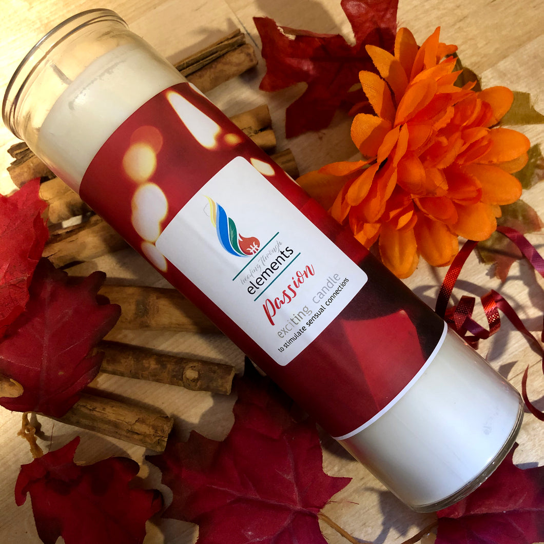 FIRE: Passion - 7 Day Tall Pillar Candle